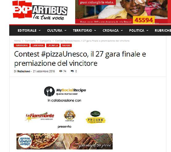 Contest #pizzaUnesco, il 27 gara finale e premiazione del vincitore