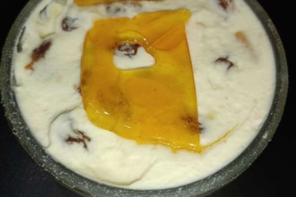 Semifreddo cheesecake allo strudel e gelatina al miele
