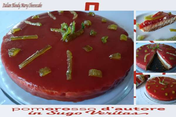 Italian Bloody Mary Cheesecake