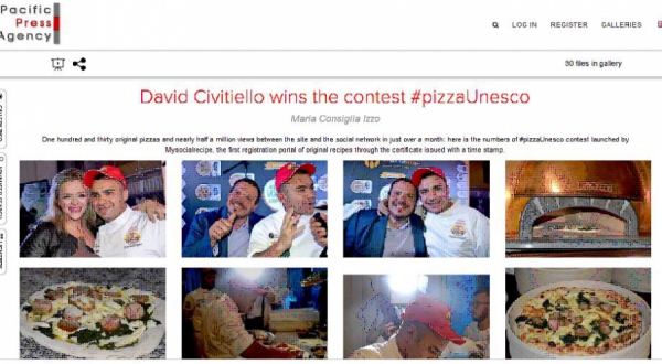 David Civitiello wins the contest #pizzaUnesco
