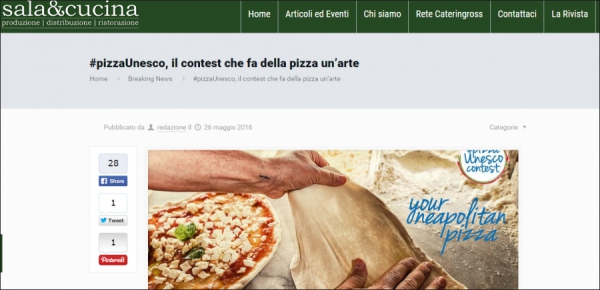#pizzaUnesco, il contest che fa della pizza un’arte 