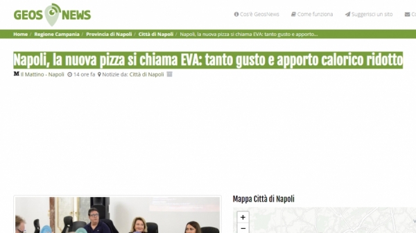 Napoli, la nuova pizza si chiama EVA: tanto gusto e apporto calorico ridotto