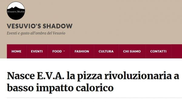 Nasce E.V.A. la pizza rivoluzionaria a basso impatto calorico